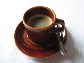 Espresso Macchiato in einer Tasse